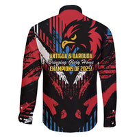 Caribbean Cricket Antigua and Barbuda Family Matching Long Sleeve Bodycon Dress and Hawaiian Shirt First Crown Forever Proud - Wonder Print Shop