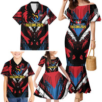 Caribbean Cricket Antigua and Barbuda Family Matching Mermaid Dress and Hawaiian Shirt First Crown Forever Proud - Wonder Print Shop