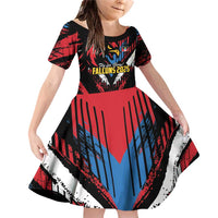 Caribbean Cricket Antigua and Barbuda Family Matching Off Shoulder Short Dress and Hawaiian Shirt First Crown Forever Proud - Wonder Print Shop