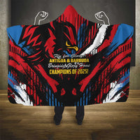 Caribbean Cricket Antigua and Barbuda Hooded Blanket First Crown Forever Proud - Wonder Print Shop