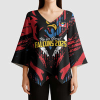 Caribbean Cricket Antigua and Barbuda Kimono Sleeve Blouse First Crown Forever Proud - Wonder Print Shop