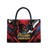 Caribbean Cricket Antigua and Barbuda Leather Bag First Crown Forever Proud - Wonder Print Shop