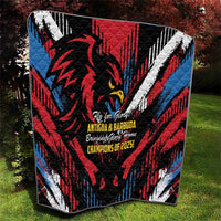 Caribbean Cricket Antigua and Barbuda Quilt First Crown Forever Proud - Wonder Print Shop