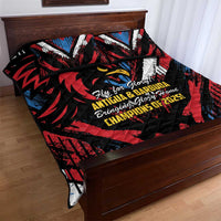 Caribbean Cricket Antigua and Barbuda Quilt Bed Set First Crown Forever Proud - Wonder Print Shop
