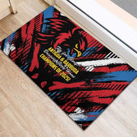 Caribbean Cricket Antigua and Barbuda Rubber Doormat First Crown Forever Proud - Wonder Print Shop