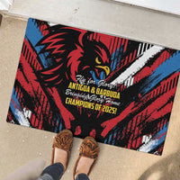 Caribbean Cricket Antigua and Barbuda Rubber Doormat First Crown Forever Proud - Wonder Print Shop