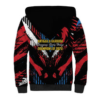 Caribbean Cricket Antigua and Barbuda Sherpa Hoodie First Crown Forever Proud - Wonder Print Shop