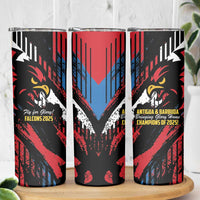 Caribbean Cricket Antigua and Barbuda Skinny Tumbler First Crown Forever Proud - Wonder Print Shop