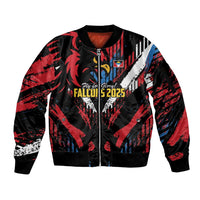 Caribbean Cricket Antigua and Barbuda Sleeve Zip Bomber Jacket First Crown Forever Proud - Wonder Print Shop