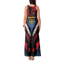 Caribbean Cricket Antigua and Barbuda Tank Maxi Dress First Crown Forever Proud - Wonder Print Shop