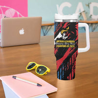 Caribbean Cricket Antigua and Barbuda Tumbler With Handle First Crown Forever Proud - Wonder Print Shop