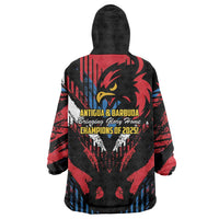 Caribbean Cricket Antigua and Barbuda Wearable Blanket Hoodie First Crown Forever Proud - Wonder Print Shop