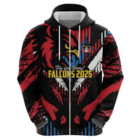 Caribbean Cricket Antigua and Barbuda Zip Hoodie First Crown Forever Proud - Wonder Print Shop