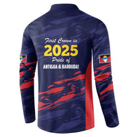 Caribbean Cricket Antigua and Barbuda Button Sweatshirt History Begins Now - Wonder Print Shop