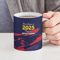 Caribbean Cricket Antigua and Barbuda Ceramic Mug History Begins Now - Wonder Print Shop