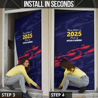 Caribbean Cricket Antigua and Barbuda Door Cover History Begins Now - Wonder Print Shop