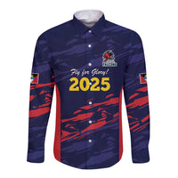 Caribbean Cricket Antigua and Barbuda Long Sleeve Button Shirt History Begins Now - Wonder Print Shop