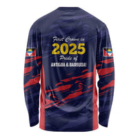 Caribbean Cricket Antigua and Barbuda Long Sleeve Shirt History Begins Now - Wonder Print Shop