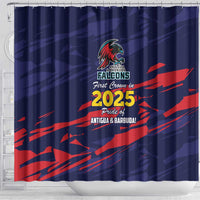 Caribbean Cricket Antigua and Barbuda Shower Curtain History Begins Now - Wonder Print Shop
