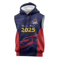 Caribbean Cricket Antigua and Barbuda Sleeveless Hoodie History Begins Now - Wonder Print Shop