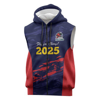 Caribbean Cricket Antigua and Barbuda Sleeveless Zip Hoodie History Begins Now - Wonder Print Shop