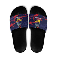 Caribbean Cricket Antigua and Barbuda Slide Sandals History Begins Now - Wonder Print Shop