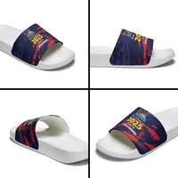 Caribbean Cricket Antigua and Barbuda Slide Sandals History Begins Now - Wonder Print Shop