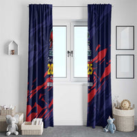 Caribbean Cricket Antigua and Barbuda Window Curtain History Begins Now - Wonder Print Shop