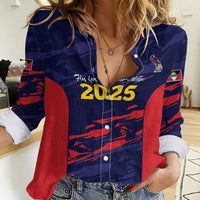 Caribbean Cricket Antigua and Barbuda Women Casual Shirt History Begins Now - Wonder Print Shop