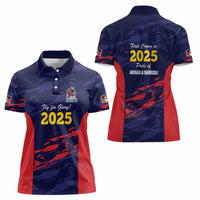 Caribbean Cricket Antigua and Barbuda Women Polo Shirt History Begins Now - Wonder Print Shop