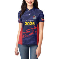 Caribbean Cricket Antigua and Barbuda Women Polo Shirt History Begins Now - Wonder Print Shop