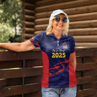 Caribbean Cricket Antigua and Barbuda Women Polo Shirt History Begins Now - Wonder Print Shop