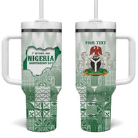 Proudly Nigerian Independence Day 1960 Personalized Tumbler With Handle