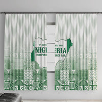 Proudly Nigerian Independence Day 1960 Window Curtain
