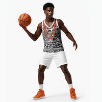 Nigeria Traditional Coral Bead Attire Basketball Jersey African Tribal Element Wild Animal Skins