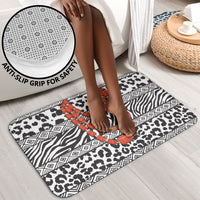 Nigeria Traditional Coral Bead Attire Bathroom Set African Tribal Element Wild Animal Skins