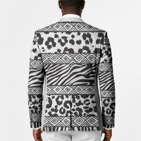 Nigeria Traditional Coral Bead Attire Blazer African Tribal Element Wild Animal Skins