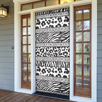 Nigeria Traditional Coral Bead Attire Door Cover African Tribal Element Wild Animal Skins