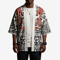 Nigeria Traditional Coral Bead Attire Kimono African Tribal Element Wild Animal Skins