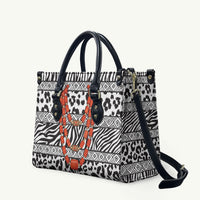 Nigeria Traditional Coral Bead Attire Leather Bag African Tribal Element Wild Animal Skins
