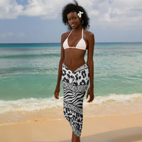 Nigeria Traditional Coral Bead Attire Sarong African Tribal Element Wild Animal Skins