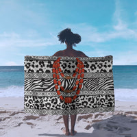Nigeria Traditional Coral Bead Attire Sarong African Tribal Element Wild Animal Skins