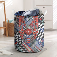 Nigeria Traditional Coral Bead Attire Laundry Basket Tribal African Style