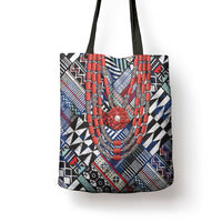 Nigeria Traditional Coral Bead Attire Tote Bag Tribal African Style