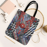 Nigeria Traditional Coral Bead Attire Tote Bag Tribal African Style