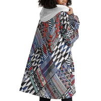 Nigeria Traditional Coral Bead Attire Wearable Blanket Hoodie Tribal African Style