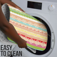 Nigerian Aso Oke African Ethnic Stripes Bathroom Set