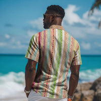Nigerian Aso Oke African Ethnic Stripes Hawaiian Shirt