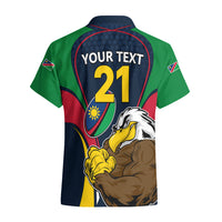 Custom Namibia Rugby Hawaiian Shirt World Cup 2023 Eagle Mascot Come On Welwitschias - Wonder Print Shop