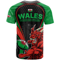 Wales Rugby T Shirt World Cup 2023 Dragon Mascot Come On Cymru - Wonder Print Shop